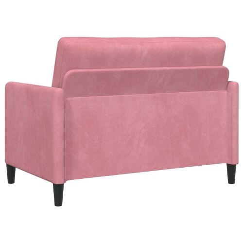 Sofa s pohranom Ružičasta 122 x 78 x 87 cm Poliester - Ružičasta 110 cm Cijena