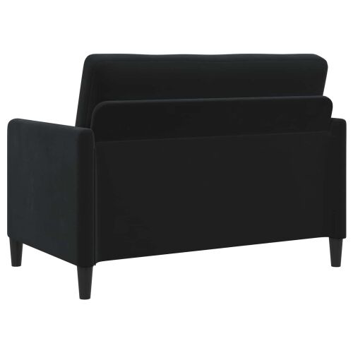 Sofa s pohranom Crna 122 x 78 x 87 cm Poliester - Crna 110 cm Cijena