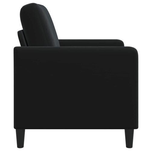 Sofa s pohranom Crna 122 x 78 x 87 cm Poliester - Crna 110 cm Cijena