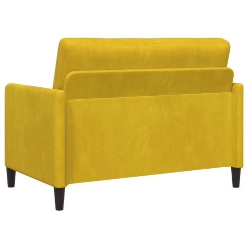 Sofa s pohranom Žuta 122 x 78 x 87 cm Poliester - Žuta 110 cm Cijena