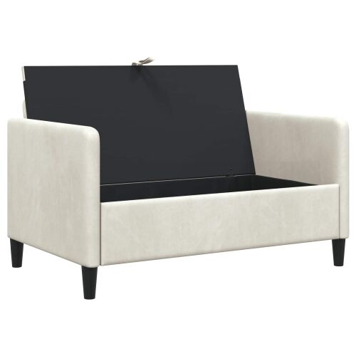 Sofa s pohranom Krem 122 x 78 x 87 cm Poliester - Krem 110 cm Cijena