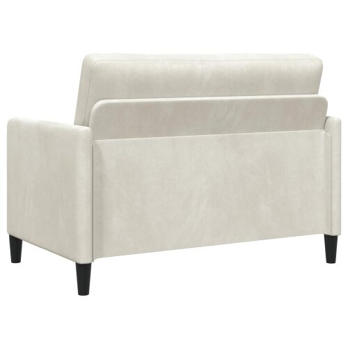 Sofa s pohranom Krem 122 x 78 x 87 cm Poliester - Krem 110 cm Cijena