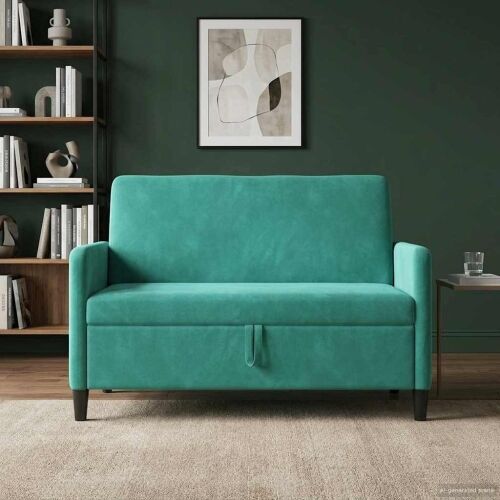 Sofa s pohranom Tirkizna 122 x 78 x 87 cm Poliester - Tirkizna 110 cm Cijena