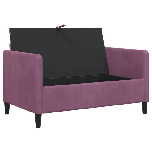 Sofa s pohranom Ljubičasta 122 x 78 x 87 cm Poliester - Ljubičasta 110 cm Cijena