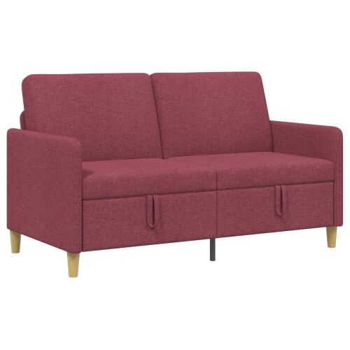 Sofa s pohranom Vinska crvena 152 x 78 x 87 cm Poliester - boja crnog vina 140 cm Cijena