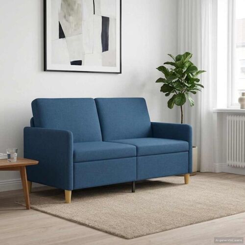 Sofa s pohranom Plava 152 x 78 x 87 cm Poliester - Plava 140 cm Cijena