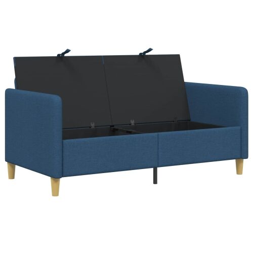 Sofa s pohranom Plava 152 x 78 x 87 cm Poliester - Plava 140 cm Cijena
