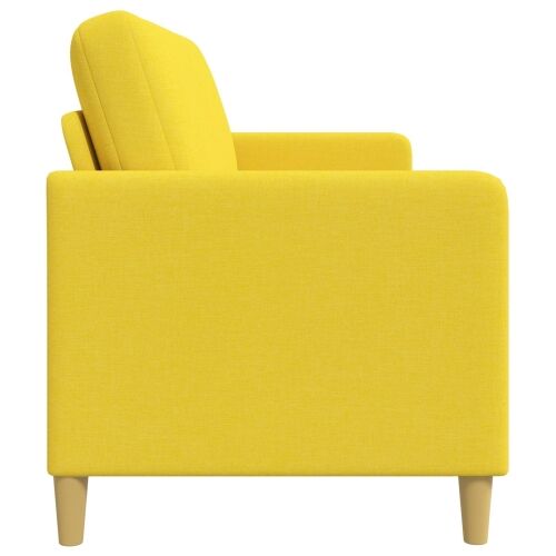 Sofa s pohranom Svijetlo žuta 152 x 78 x 87 cm Poliester - Svjetložuta 140 cm Cijena