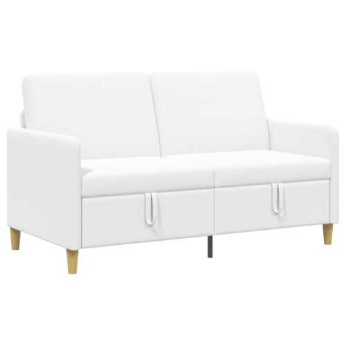 Sofa s pohranom Bijela 152 x 78 x 87 cm Poliester - Bijela 140 cm Cijena