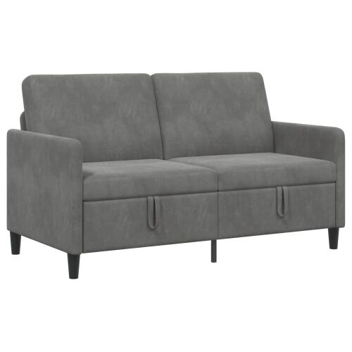 Sofa s pohranom Tamnosiva 152 x 78 x 87 cm Poliester - Tamnosiva 140 cm Cijena
