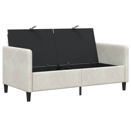 Sofa s pohranom Krem 152 x 78 x 87 cm Poliester - Krem 140 cm Cijena
