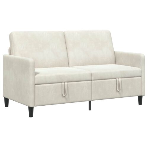 Sofa s pohranom Krem 152 x 78 x 87 cm Poliester - Krem 140 cm Cijena
