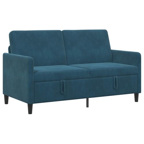 Sofa s pohranom Plava 152 x 78 x 87 cm Poliester - Plava 140 cm Cijena
