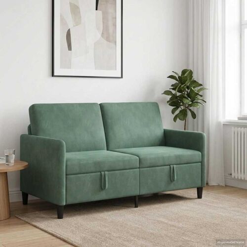 Sofa s pohranom Morska zelena 152 x 78 x 87 cm Poliester - zelena boja mora 140 cm Cijena