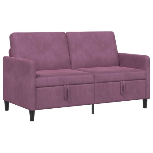 Sofa s pohranom Ljubičasta 152 x 78 x 87 cm Poliester - Ljubičasta 140 cm Cijena