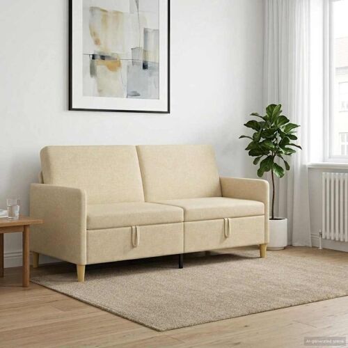 Sofa s pohranom Krem 172 x 78 x 87 cm Poliester - Krem 160 cm Cijena