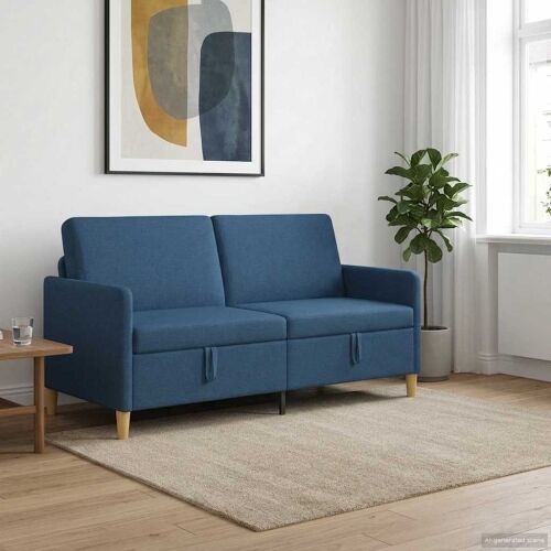 Sofa s pohranom Plava 172 x 78 x 87 cm Poliester - Plava 160 cm Cijena