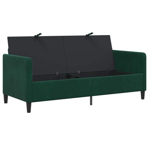 Sofa s pohranom Tamnozelena 172 x 78 x 87 cm Poliester - Tamnozelena 160 cm Cijena