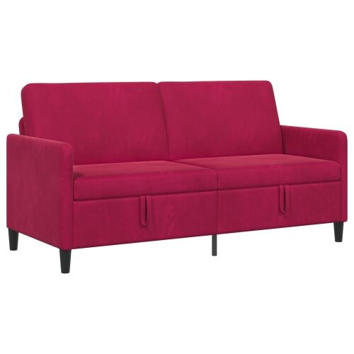 Sofa s pohranom Vinska crvena 172 x 78 x 87 cm Poliester - boja crnog vina 160 cm Cijena