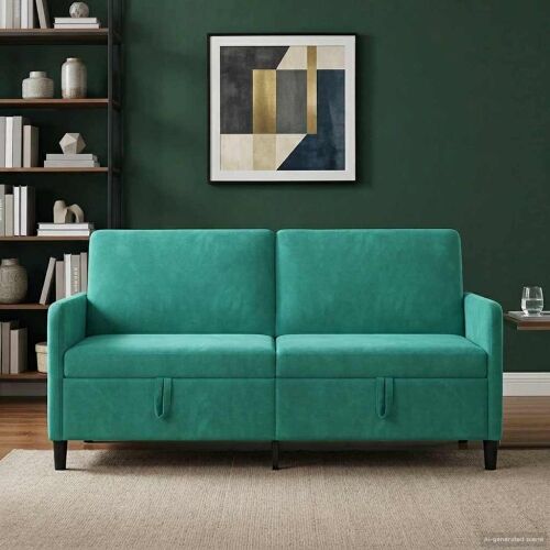 Sofa s pohranom Tirkizna 172 x 78 x 87 cm Poliester - Tirkizna 160 cm Cijena