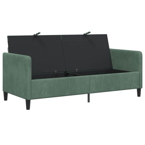 Sofa s pohranom Morska zelena 172 x 78 x 87 cm Poliester - zelena boja mora 160 cm Cijena