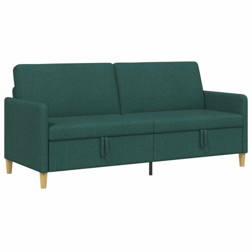 Sofa s pohranom Tamnozelena 192 x 78 x 87 cm Poliester - Tamnozelena 180 cm Cijena