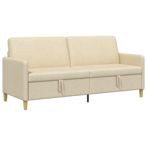 Sofa s pohranom Krem 192 x 78 x 87 cm Poliester - Krem 180 cm Cijena