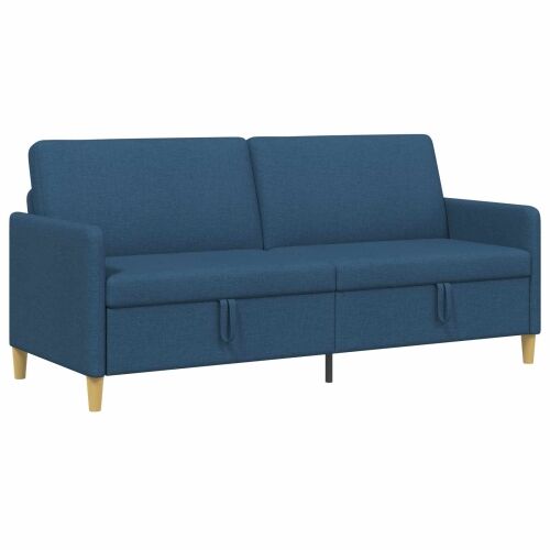 Sofa s pohranom Plava 192 x 78 x 87 cm Poliester - Plava 180 cm Cijena