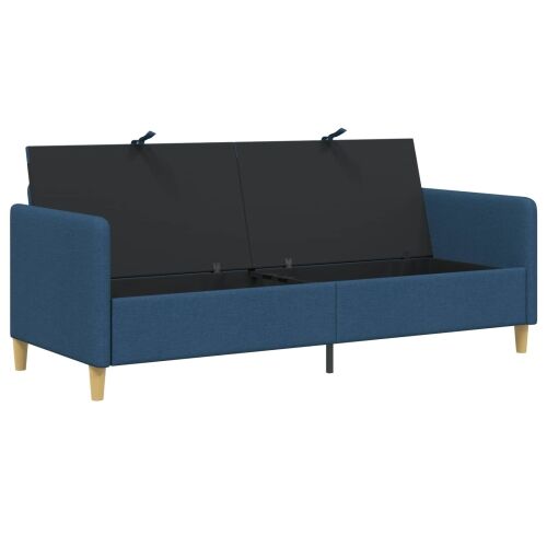 Sofa s pohranom Plava 192 x 78 x 87 cm Poliester - Plava 180 cm Cijena