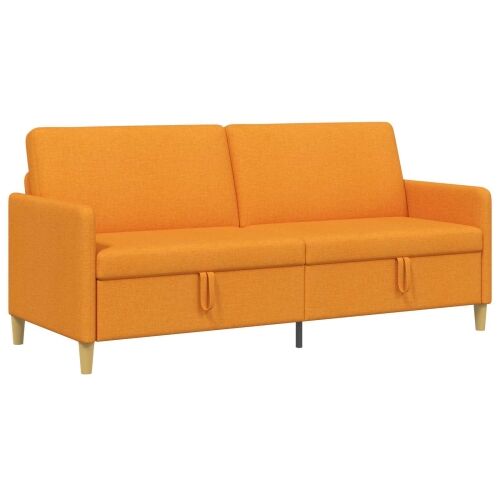Sofa s pohranom Tamno žuta 192 x 78 x 87 cm Poliester - Tamnožuta 180 cm Cijena