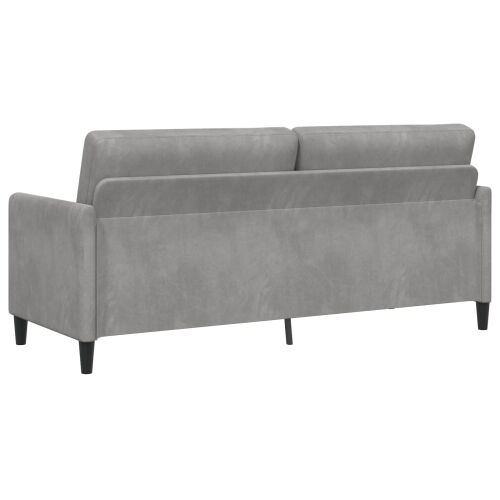 Sofa s pohranom Svjetlosiva 192 x 78 x 87 cm Poliester - Svjetlosiva 180 cm Cijena