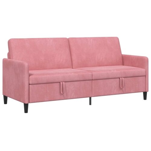 Sofa s pohranom Ružičasta 192 x 78 x 87 cm Poliester - Ružičasta 180 cm Cijena