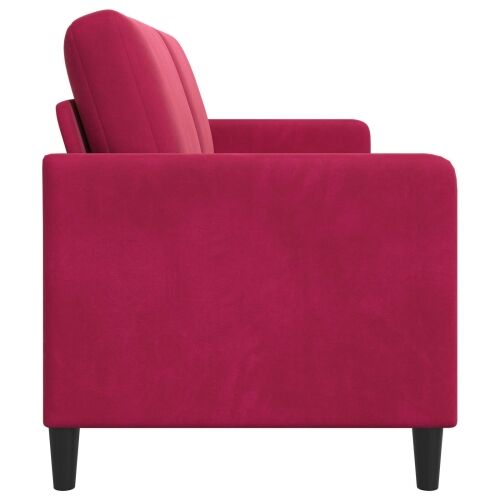 Sofa s pohranom Vinska crvena 192 x 78 x 87 cm Poliester - boja crnog vina 180 cm Cijena