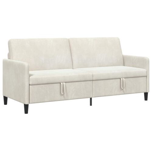 Sofa s pohranom Krem 192 x 78 x 87 cm Poliester - Krem 180 cm Cijena