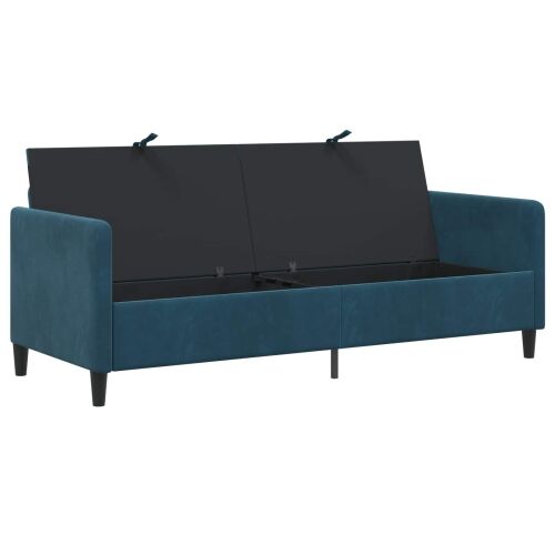 Sofa s pohranom Plava 192 x 78 x 87 cm Poliester - Plava 180 cm Cijena
