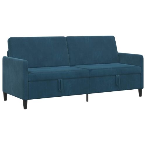 Sofa s pohranom Plava 192 x 78 x 87 cm Poliester - Plava 180 cm Cijena