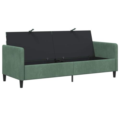 Sofa s pohranom Morska zelena 192 x 78 x 87 cm Poliester - zelena boja mora 180 cm Cijena