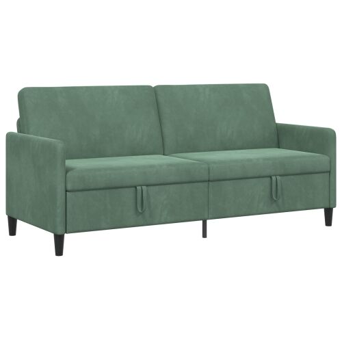 Sofa s pohranom Morska zelena 192 x 78 x 87 cm Poliester - zelena boja mora 180 cm Cijena
