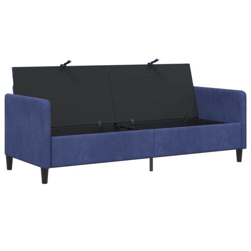 Sofa s pohranom Policijska plava 192 x 78 x 87 cm Poliester - Policijska plava 180 cm Cijena