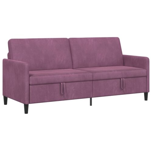 Sofa s pohranom Ljubičasta 192 x 78 x 87 cm Poliester - Ljubičasta 180 cm Cijena