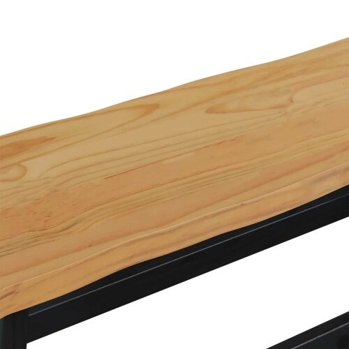 Klupa za blagovanje EKAI Crna 91,5 x 29 x 45,5 cm - Crna Cijena