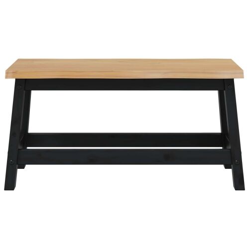 Klupa za blagovanje EKAI Crna 91,5 x 29 x 45,5 cm - Crna Cijena