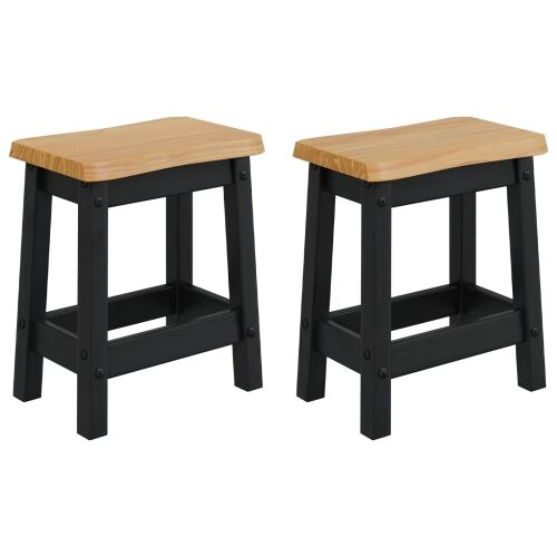 Barska stolica EKAI 2 kom. Crna 40 x 29 x 45,5 cm - Crna Cijena