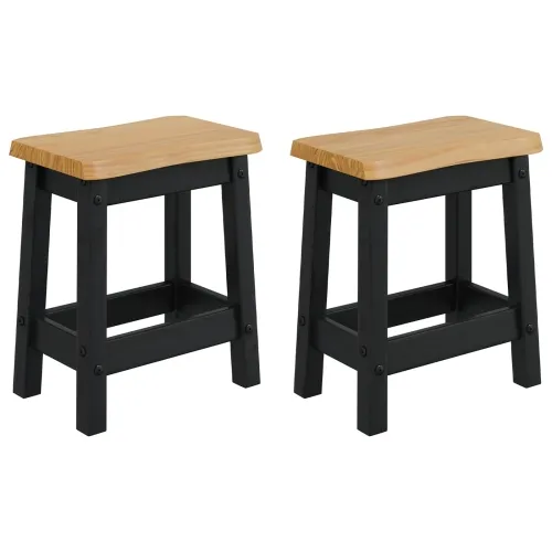 Barska stolica EKAI 2 kom. Crna 40 x 29 x 45,5 cm - Crna Cijena