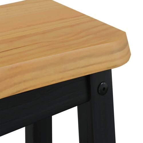 Barska stolica EKAI 2 kom. Crna 40 x 29 x 45,5 cm - Crna Cijena