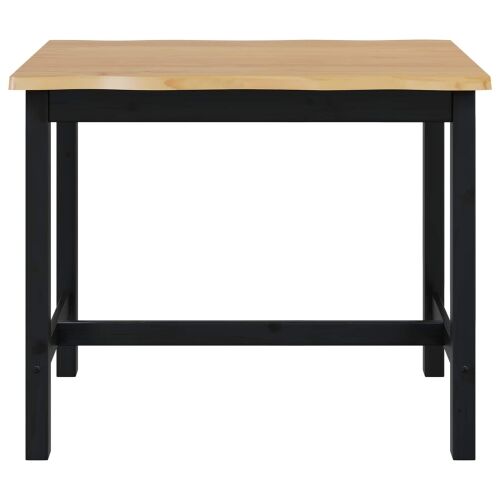 Visoki Bar Sto EKAI Crna 112 x 70 x 91 cm Masivna borovina - Crna Cijena