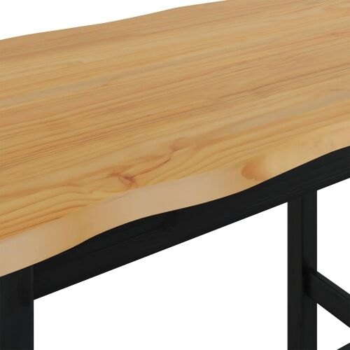 Visoki Bar Sto EKAI Crna 112 x 70 x 91 cm Masivna borovina - Crna Cijena