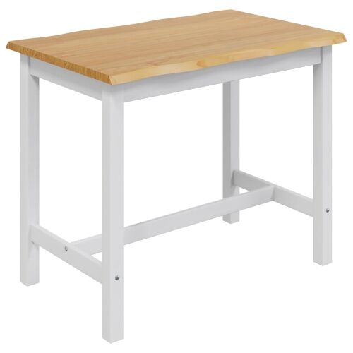 Visoki Bar Sto EKAI Bijela 112 x 70 x 91 cm Masivna borovina - Bijela Cijena
