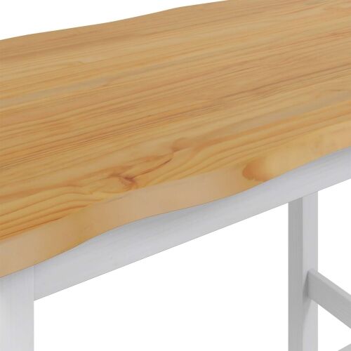 Visoki Bar Sto EKAI Bijela 112 x 70 x 91 cm Masivna borovina - Bijela Cijena