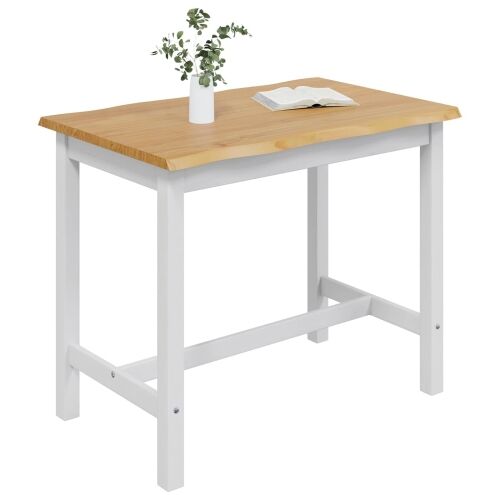Visoki Bar Sto EKAI Bijela 112 x 70 x 91 cm Masivna borovina - Bijela Cijena